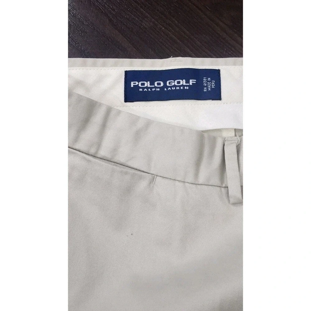 Polo Ralph Lauren‎ Chino Shorts Men's 40 Beige Classic Fit Stretch Outdoor Golf